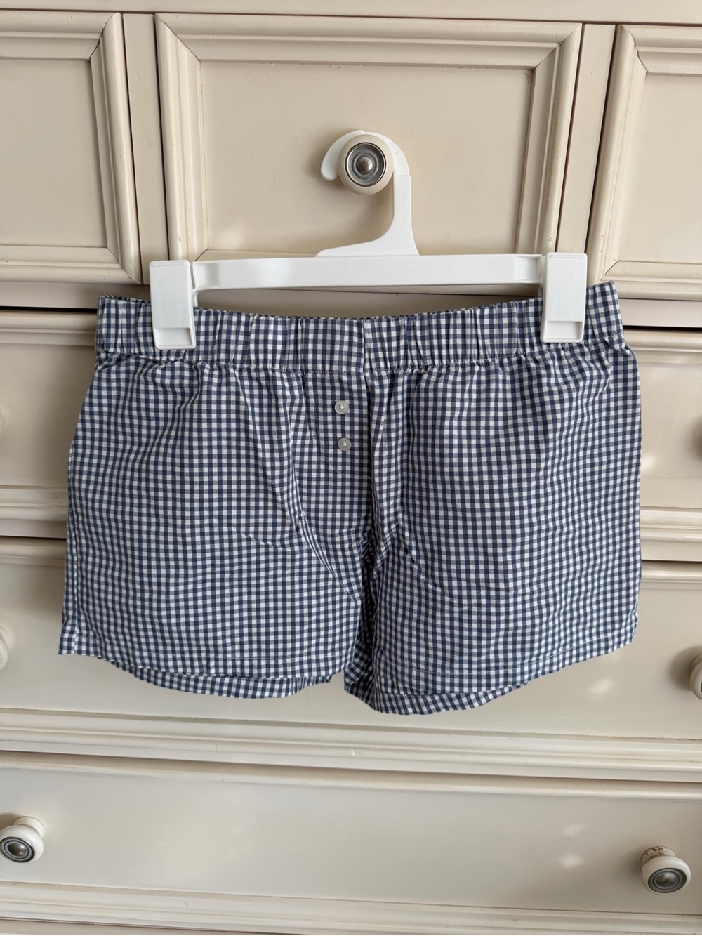 PacSun Blue & White Gingham Sleep Shorts